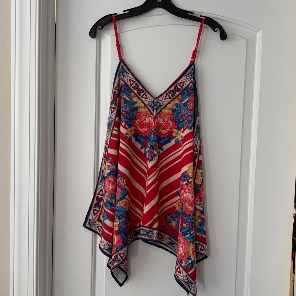 Flying Tomato handkerchief Sleeveless Blouse Tank Top size XS